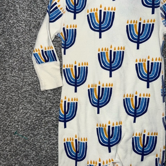 Hanna Andersson Baby Zip Sleeper Menorah One Piece 0-3 months - Picture 11 of 12